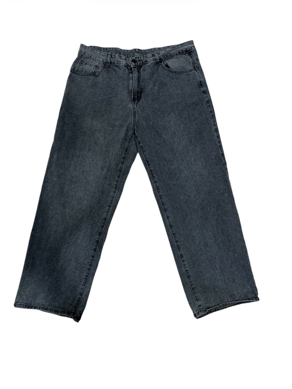 Relaxed Fit Men's Jeans in Washed Charcoal